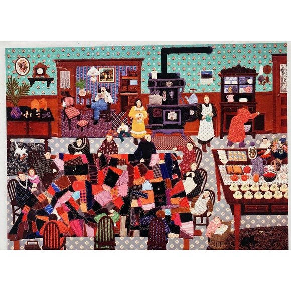 Quilts Jigsaw Puzzle 1000 Pcs Complete Arlette Rose Gosieski Crafts Sewing - Picture 2 of 6